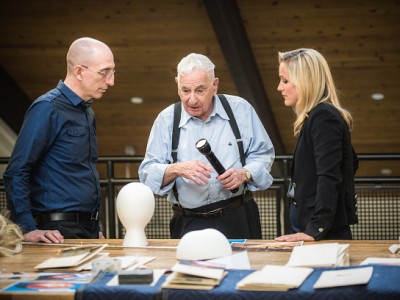 Dr. Werner Spitz prepares to demonstrate tests that could help understand the cause of death. THE CASE OF: JONBENÉT RAMSEY, premiering September 18, 2016 on CBS Television Network 