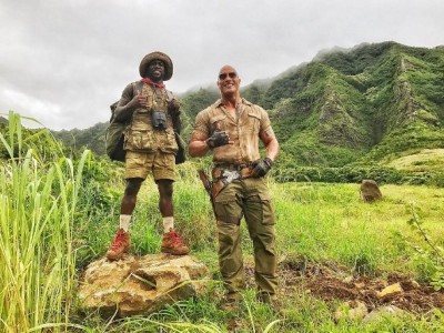 The “Jumanji” reboot to be pushed back to Christmas of 2017, according to Dwayne "The Rock" Johnson.