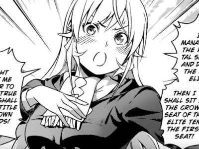 Erina declaring for First Seat in chapter 205 of 'Shokugeki no Soma'
