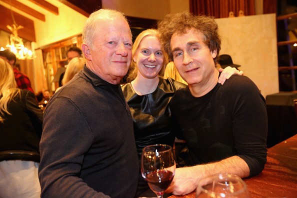 Alan Grodin, Megan Cerullo, and director/producer Doug Liman attended the Black Label Media private dinner honoring the film '71 and filmmaker Yann Demange on January 24, 2015 in Park City, Utah.