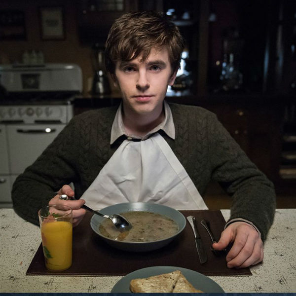 Freddie Highmore plays the lead character of Norman Bates in thriller TV series "Bates Motel."