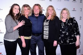 'Sister Wives' arrive at the grand opening of Mike Tyson's one-man show 'Mike Tyson: Undisputed Truth - Live on Stage' at the Hollywood Theatre.