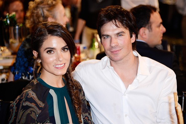 "The Vampire Diaries" star Ian Somerhalder and wife Nikki Reed attending the 2016 Film Independent Spirit Awards in California.
