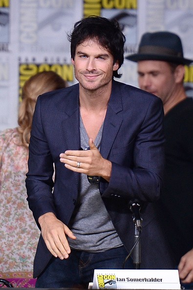 Actor Ian Somerhalder attends the 'The Vampire Diaries' panel during Comic-Con International 2016 at San Diego Convention Center on July 23, 2016 in San Diego, California. 