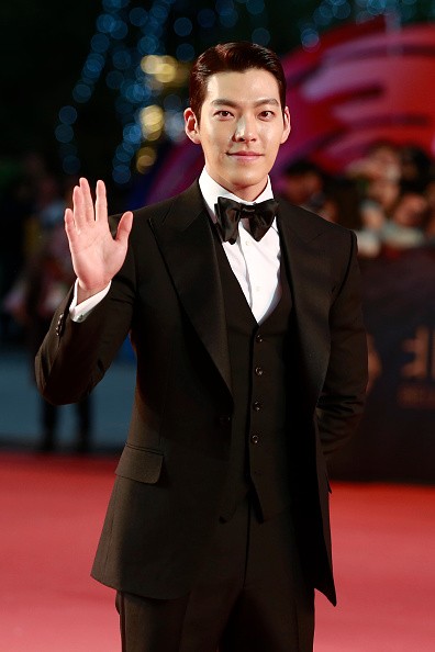 South Korean model and actor Kim Woo Bin during the closing ceremony of the 2016 Beijing International Film Festival in China.