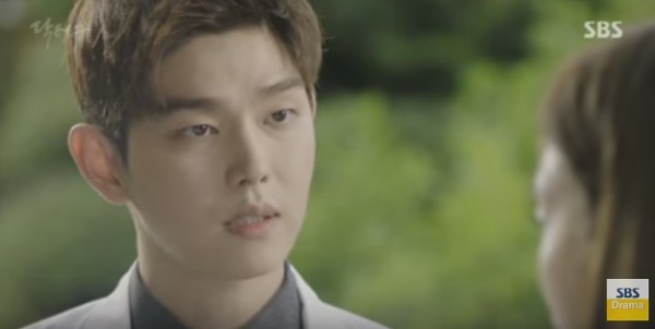 Actor Yoon Kyun Sang during an intense scene with Lee Sung Kyung in "Doctors."