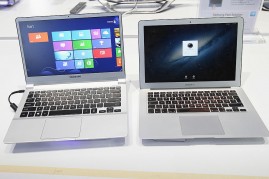 Apple MacBook Air with Samsung Laptop