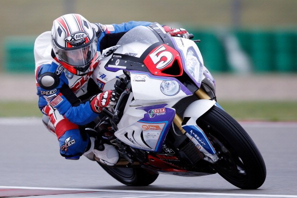 Marco Bussolotti of Italy on the BMW S1000 RR for Rider Promotion by T.Trasimeno competes during the Superstock 1000 FIM Cup Practice Session at TT Circuit Assen on April 26, 2013 in Assen, Netherlands.