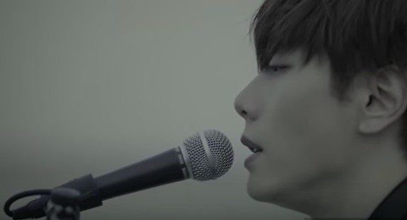 Park Hyo Shin in the official music video of "Wild Flower."