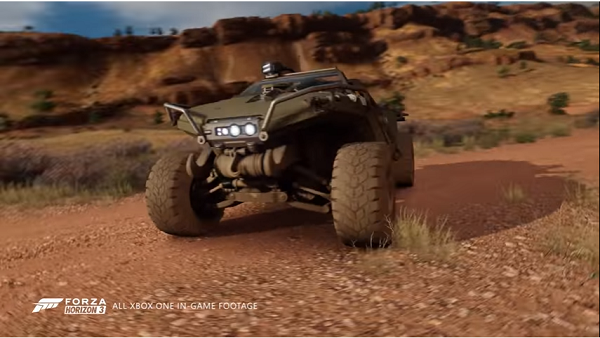  “Forza Horizon 3” will be featuring the iconic Warthog vehicle hailing from the “Halo” series. 
