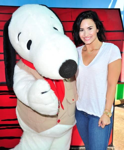 Demi Lovato celebrated Demi's 23rd birthday at Knott's Berry Farm on August 22, 2015 in Buena Park, California.