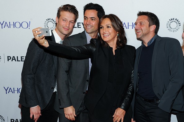 "Law & Order: SVU" cast members posed for a group selfie during the 2nd Annual Paleyfest New York at Paley Center for Media.