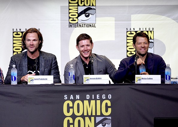"Supernatural" stars Jared Padalecki, Jensen Ackles and Misha Collins during the Comic-Con International 2016 at San Diego Convention Center.
