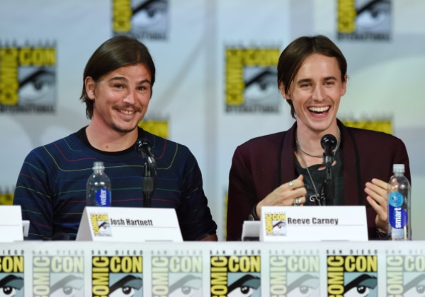 Actors Josh Hartnett and Reeve Carney attended Showtime's "Penny Dreadful" panel during Comic-Con International 2014 at the San Diego Convention Center on July 24, 2014 in San Diego, California.