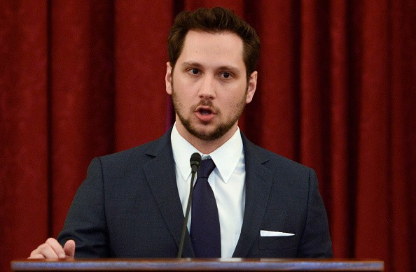 Matt McGorry speaks during #JusticReformNow Capitol Hill Advocacy Day at Russell Senate Office Building on April 28, 2016 in Washington, DC.