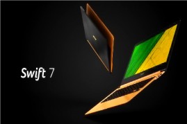 Announced at the 2016 IFA conference in Berlin, the Acer Swift 7 laptop boasts a very thin build of just 0.39-inch.