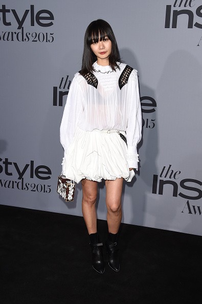 South Korean actress Bae Doo Na during the InStyle Awards in Los Angeles, California.