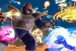 Gogeta and others joined forces to take down the Great Ape.