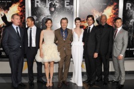 Christopher Nolan, Tom Hardy, Marion Cotillard, Gary Oldman, Anne Hathaway, Christian Bale, Morgan Freeman and Joseph Gordan-Levitt attended 