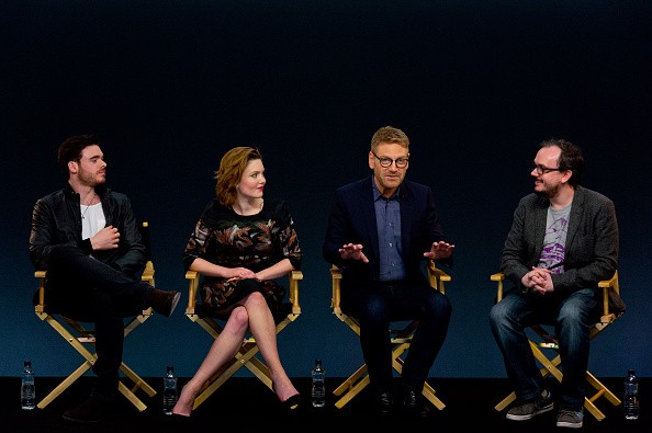 Richard Madden, Holliday Grainger and Kenneth Branagh attended a special meet the film makers presentation for "Cinderella" at Apple Store, Regent Street on March 20, 2015 in London, England.