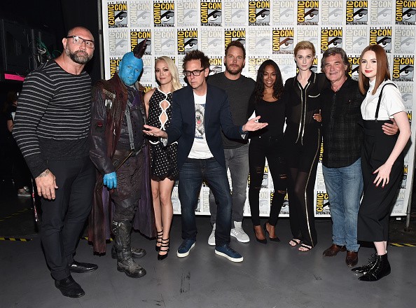 The cast and crew from Marvel Studios "Guardians of the Galaxy Vol. 2" attended the San Diego Comic-Con International 2016 Marvel Panel in Hall H on July 23 in San Diego, California.
