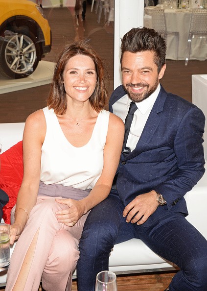 Gemma Arterton and Dominic Cooper attended day two of the Audi Polo Challenge at Coworth Park on May 29 in London, England.