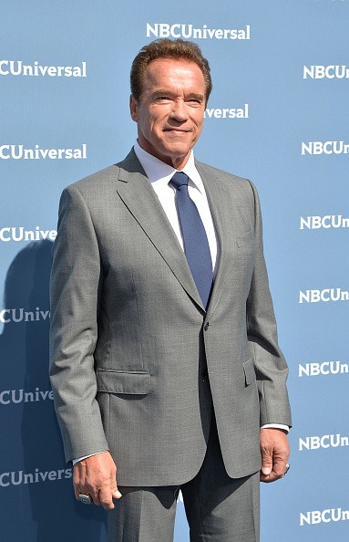 Arnold Schwarzenegger attended the NBCUniversal 2016 Upfront Presentation on May 16 in New York, New York.