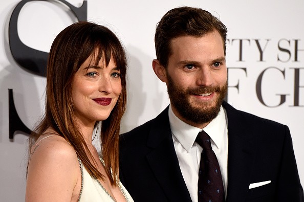 Dakota Johnson and Jamie Dornan attended the UK Premiere of “Fifty Shades of Grey” at Odeon Leicester Square on February 12, 2015 in London, England.