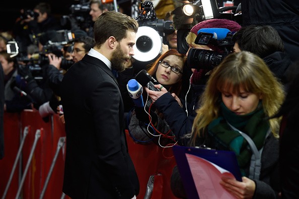 Actor Jamie Dornan attended the “Fifty Shades of Grey” premiere during the 65th Berlinale International Film Festival at Zoo Palast on Feb. 11, 2015 in Berlin, Germany.