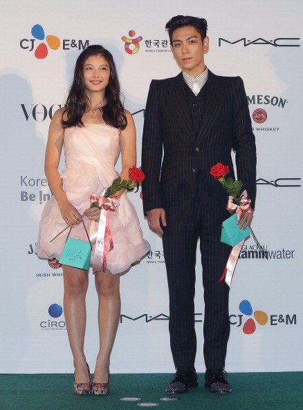Actress Kim Yoo Jung and BIGBANG's T.O.P. in attendance during the 18th Busan International Film Festival.