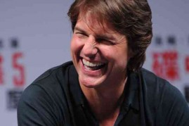 American actor Tom Cruise attends the press conference of Christopher McQuarrie's film 'Mission: Impossible - Rogue Nation' at Jing An Shangri-La on September 6, 2015 in Shanghai, China.