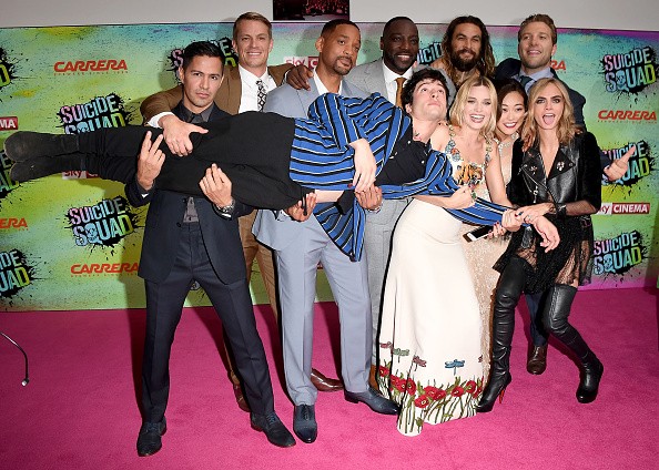 Margot Robbie with the cast attended the “Suicide Squad” European Premiere sponsored by Carrera on August 3 in London, England.