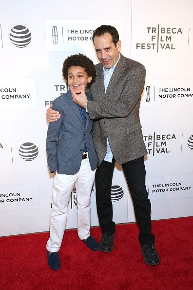 Jaden Michael and Tony Shalhoub attended the “Custody” Premiere - 2016 Tribeca Film Festival at BMCC John Zuccotti Theater on April 17 in New York City.