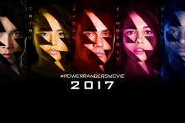 Official logo of the upcoming new Power Rangers movie.