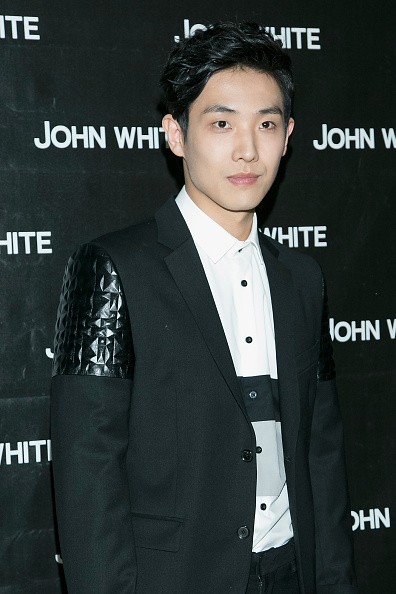 Lee Joon during the store opening event for 'John White' at Hyundai Department Store.