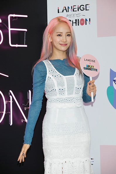 Wonder Girls member Yenny during the photocall for AMORE PACIFIC 'LANEIGE x LUCKY CHOUETTE'.