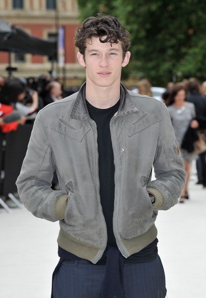 Callum Turner arrived at the Burberry Spring Summer 2013 Womenswear Show at Kensington Gardens on Sept. 17, 2012 in London, England.