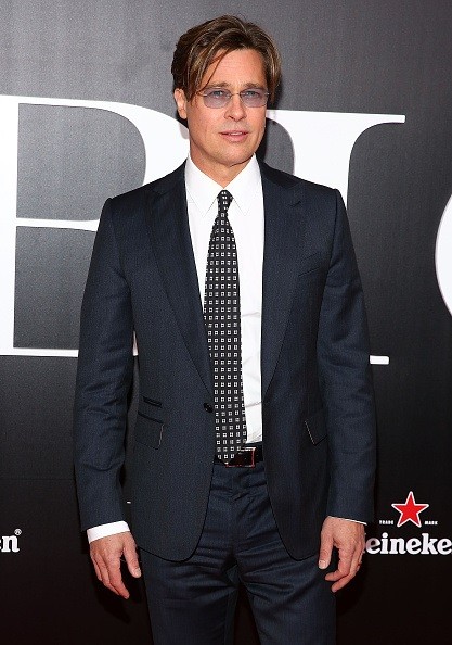 Actor Brad Pitt attended “The Big Short” New York premiere at Ziegfeld Theater on Nov. 23, 2015 in New York City.