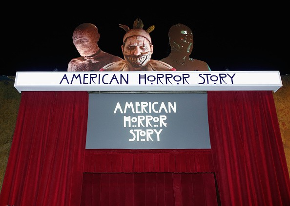  A general view of the American Horror Story maze entrance at the Universal Studios 'Halloween Horror Nights' opening night at Universal Studios Hollywood.