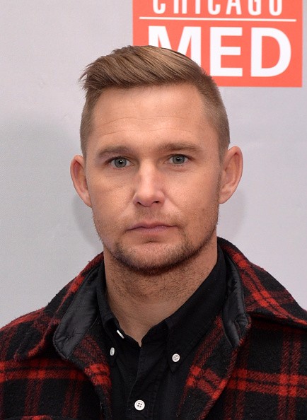 Actor Brian Geraghty attended a press junket for NBC's “Chicago Fire,” “Chicago P.D.,” and “Chicago Med” at Cinespace Chicago Film Studios on Nov. 9, 2015 in Chicago, Illinois. 