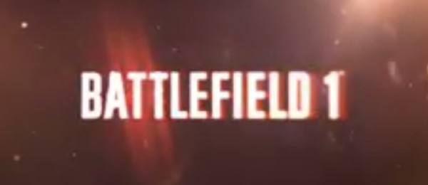 'Battlefield 1' Title Screenshot