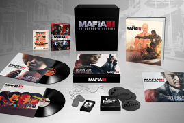 The Mafia 3 collector's edition is displayed.