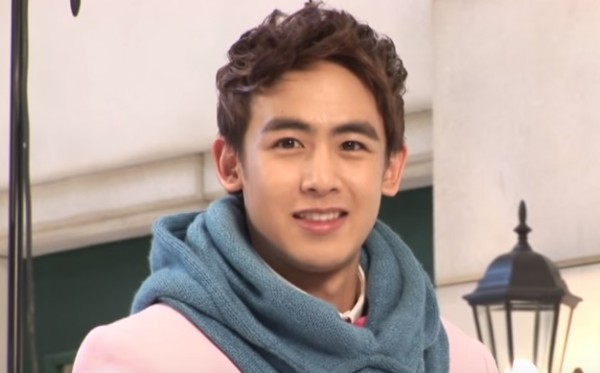 2PM member Nichkhun poses in the camera for their show 'Real 2PM'.