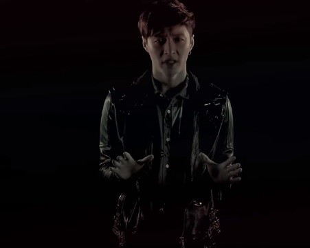 A still frame of EXO Lay's "Monodrama" music video.