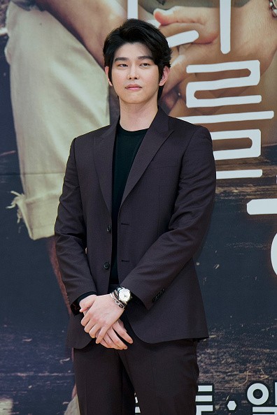 South Korean actor Yoon Kyun Sang attends the press conference for SBS Drama 'The Time We Were Not In Love'.