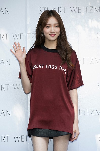 South Korean actress Lee Sung Kyung during the STUART WEITZMAN 2016 FW Presentation.