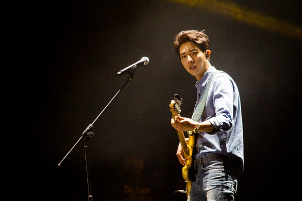 CNBLUE bassist Jungshin during the band's 'Come Together' concert.