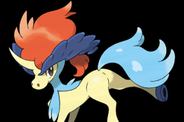 This Pokémon Keldeo does not evolve. It crosses the world, running over the surfaces of oceans and rivers. It appears at scenic waterfronts.