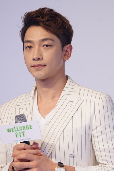 South Korea singer and actor Rain during the commercial activity of Wellcarefit.