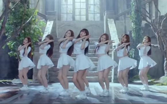 Oh My Girl members featured in the official music video of their single "Closer."